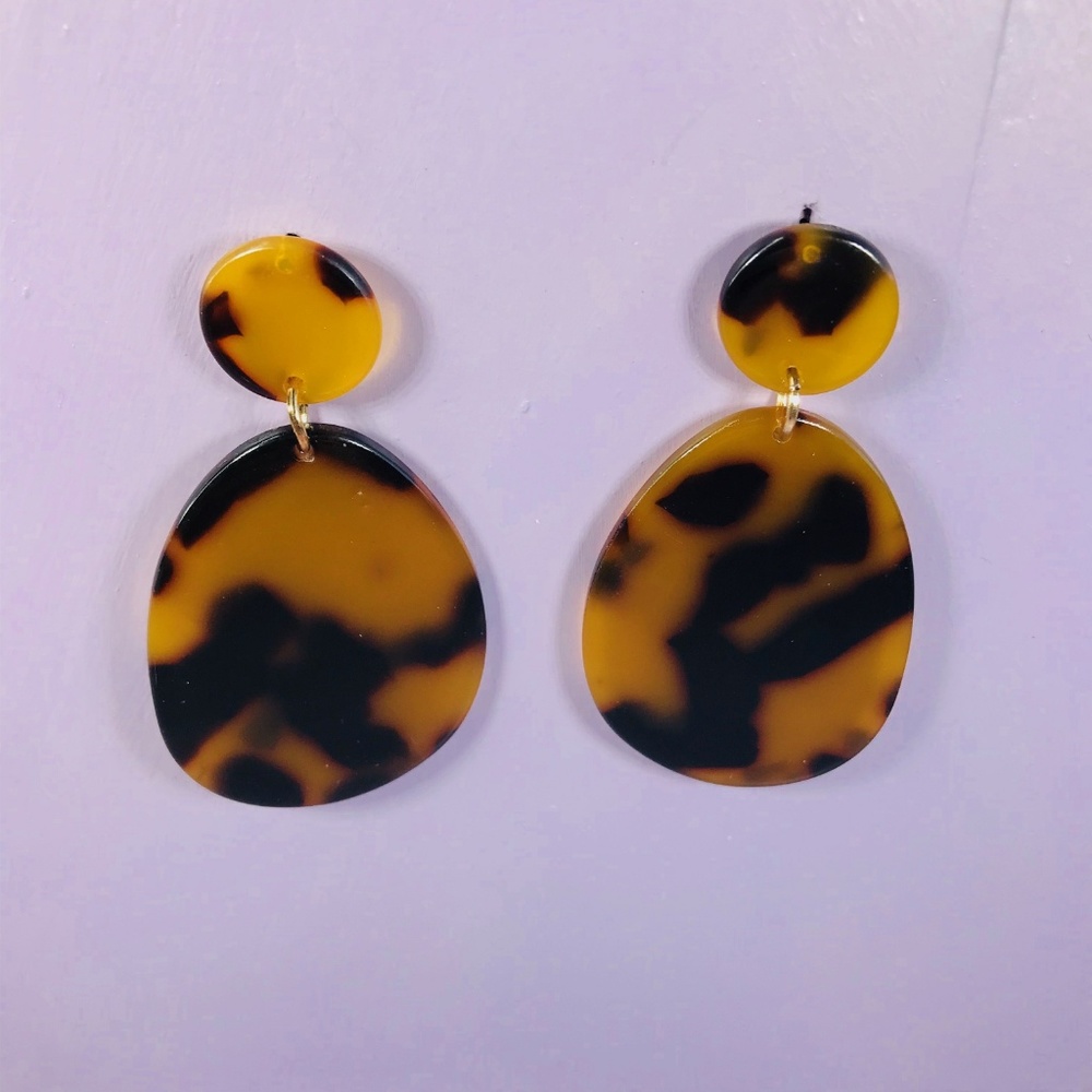 🆑 Tortoise Oval Drops - Picture 3 of 4